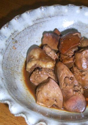 鶏レバーの簡単煮-レシピのメイン写真