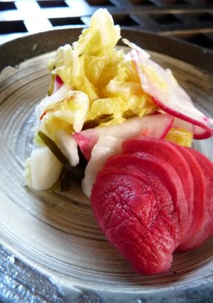 白菜と赤カブのお漬物-レシピのメイン写真