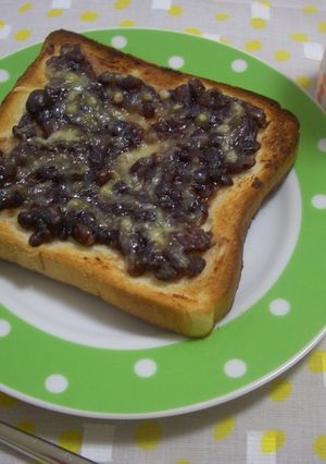 名古屋味★おぐらチーズトースト-レシピのメイン写真