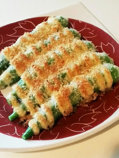簡単!オクラのチーズパン粉焼き-レシピのメイン写真