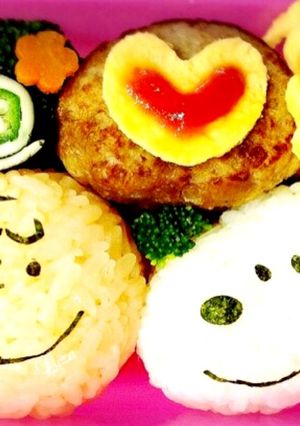 簡単キャラ弁☆チャーリー&スヌーピー-レシピのメイン写真