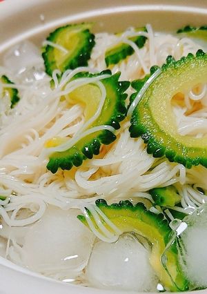 ゴーヤそうめん-レシピのメイン写真