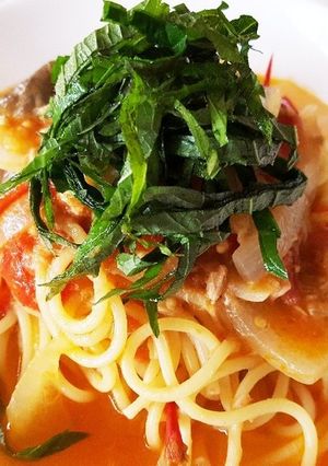 トマトの旨みいっぱいスープパスタ-レシピのメイン写真
