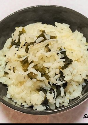 包丁不要！じゃことわかめの炊き込みご飯！-レシピのメイン写真