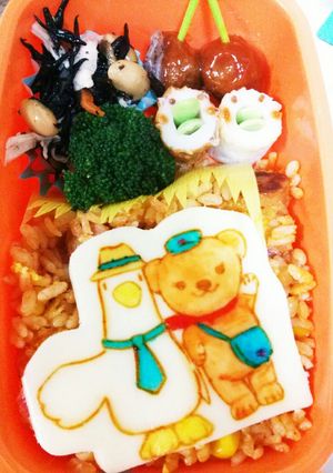 ぽすくま♡はじめてダック✱キャラ弁-レシピのメイン写真