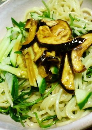 ベジタリアンの甘め辛子酢味噌和え中華そば-レシピのメイン写真