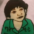 お誕生日に♪似顔絵チョコプレート。