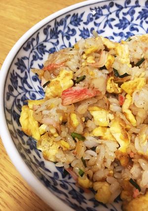 アバウトで美味い！ぱぱっとカニカマ炒飯-レシピのメイン写真