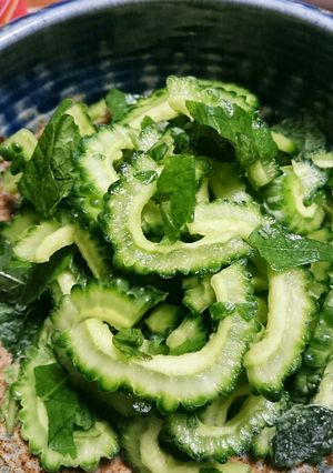 ゴーヤの浅漬けシソ風味-レシピのメイン写真