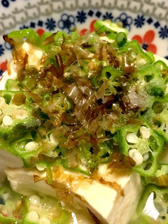 温も冷もOK☆豆腐のオクラのせ-レシピのメイン写真
