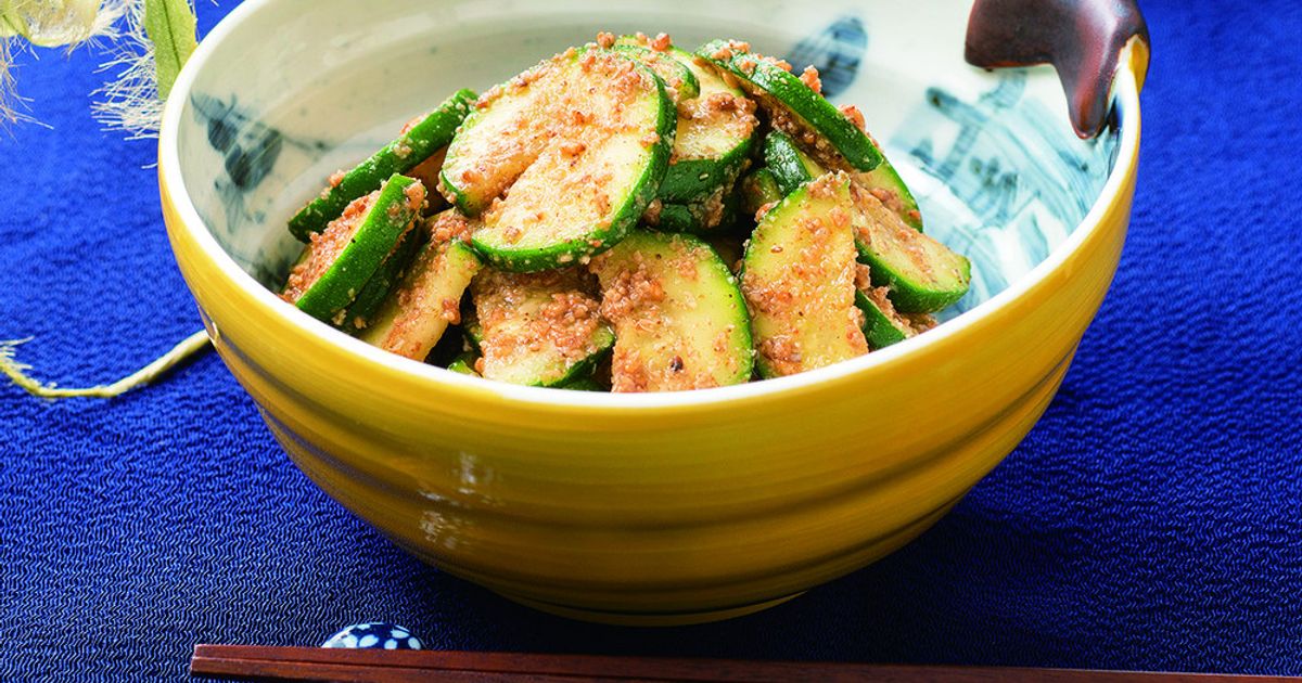 ズッキーニのごまあえ by JAみやざき 【クックパッド】 簡単おいしい