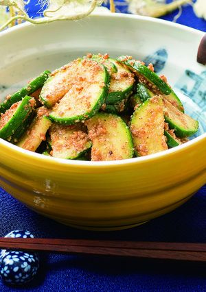 ズッキーニのごまあえ-レシピのメイン写真