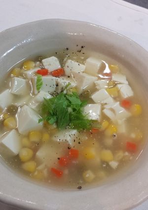 豆腐のミックスべジあんかけ-レシピのメイン写真