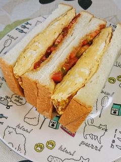 旨ウマ♪喫茶店風タマゴサンド-レシピのメイン写真