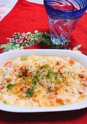 お手軽チーズリゾット風-レシピのメイン写真