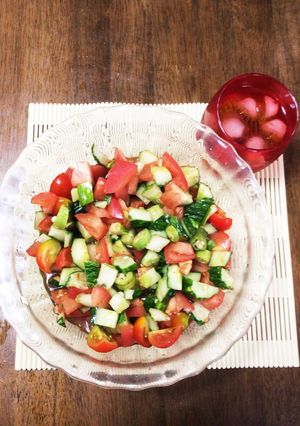 夏野菜のピリ辛サラダ-レシピのメイン写真