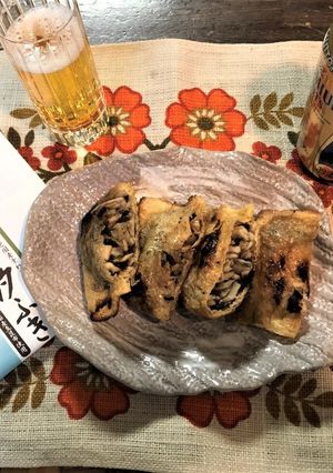 わさび汐昆布とまいたけの薄揚げ焼き-レシピのメイン写真