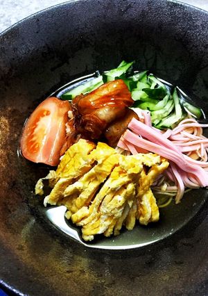 夏向け!鮮やかなそうめん☆-レシピのメイン写真