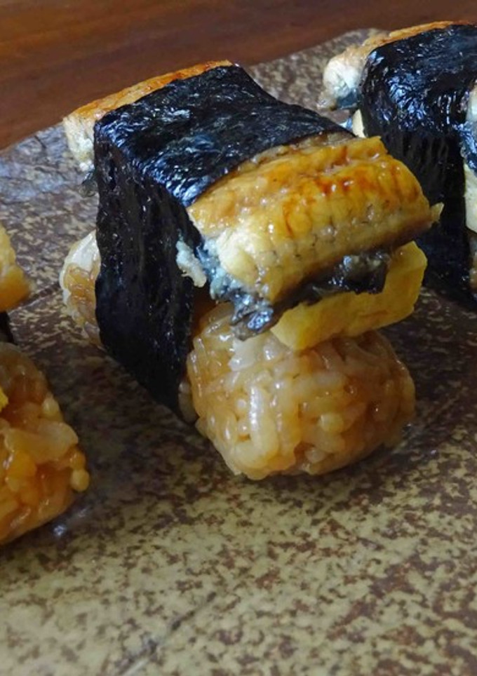 うなぎのおにぎり・・せいろ蒸し風-レシピのメイン写真