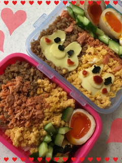 チプデ♡三色お弁当♡-レシピのメイン写真