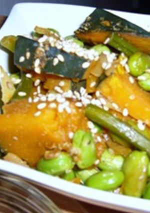 簡単おつまみ！かぼちゃ☆にんにく風味-レシピのメイン写真