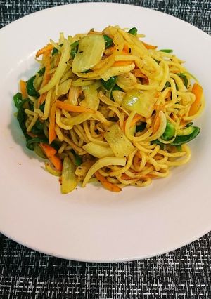 カレー焼きそば-レシピのメイン写真
