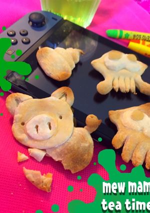 泣く子も黙る♪遊んで食べれる小麦せんべい-レシピのメイン写真