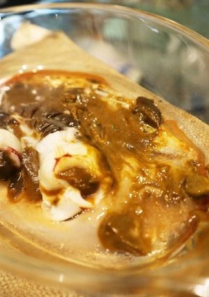 日本酒に最強に合う❤️イカワタ焼き-レシピのメイン写真