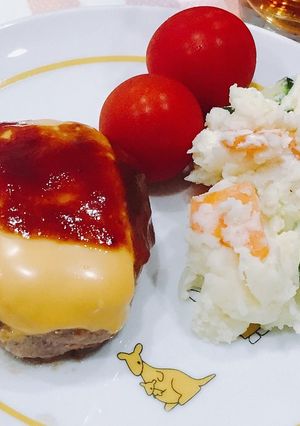 シンプルはんばーぐ-レシピのメイン写真