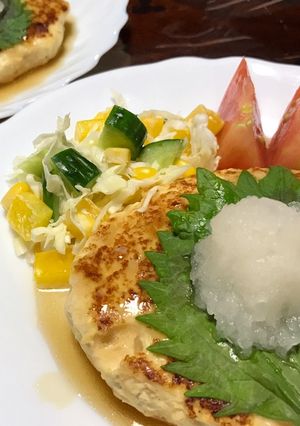 ヘルシー豆腐ハンバーグ-レシピのメイン写真