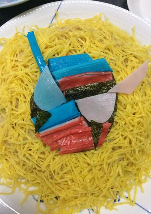 仮面ライダービルド＊炒飯ケーキ-レシピのメイン写真