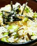 【健康的】だだちゃ豆たっぷりご飯
