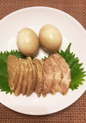 ラーメンにもおかずにも！煮豚と味玉！-レシピのメイン写真