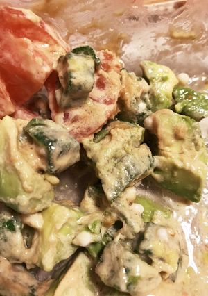 アボカドとトマトのごまポン酢和え-レシピのメイン写真