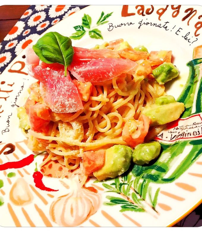 クックパッド アボガドとトマトの冷製パスタ by yanshi☆ 【クックパッド】 簡単