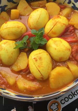 バングラデシュ♡玉子とポテトのカレー-レシピのメイン写真