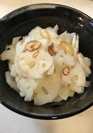 サクサク♪蓮根の和風ペペロンチーノ-レシピのメイン写真