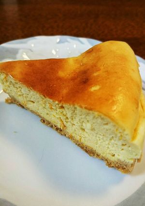イイトコどりのベイクドスフレチーズケーキ-レシピのメイン写真