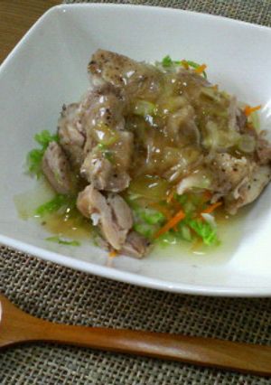 ぱぱっと昼ご飯☆鶏もも肉のねぎ塩だれ丼-レシピのメイン写真