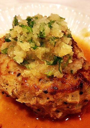 お茶だしサッパリ☆うまみ汁和風ハンバーグ-レシピのメイン写真