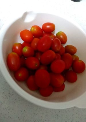 皮の固いミニトマトで簡単ミネストローネ-レシピのメイン写真
