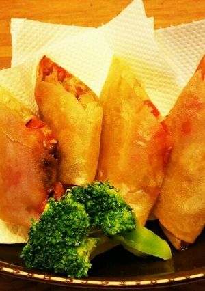 カレマヨ納豆の春巻き-レシピのメイン写真