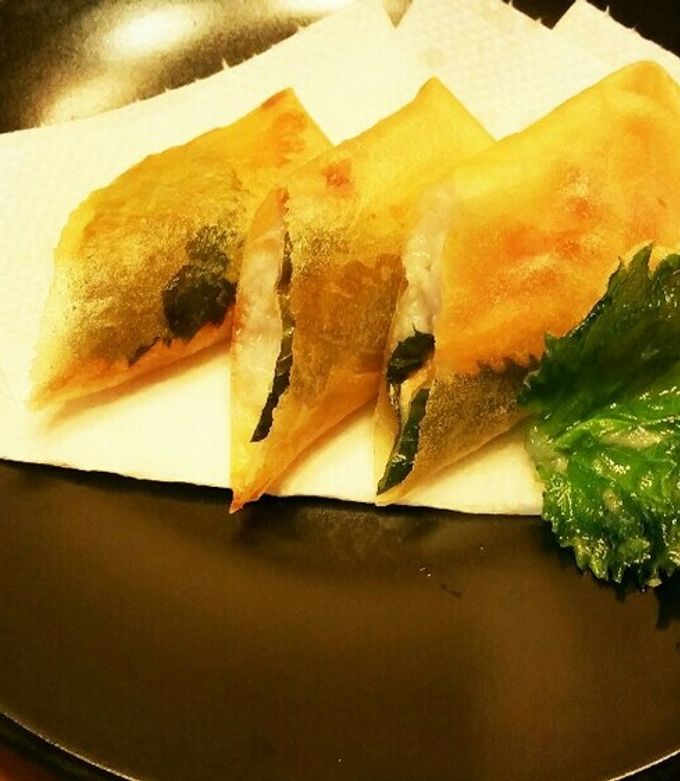パリとろ♡長芋とめんたいチーズの春巻-レシピのメイン写真