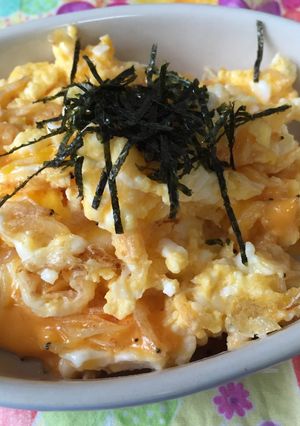 糖質オフ!干しエビスクランブルエッグ-レシピのメイン写真