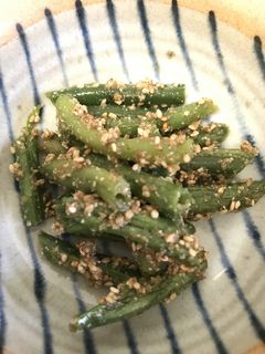 インゲンの胡麻和え-レシピのメイン写真