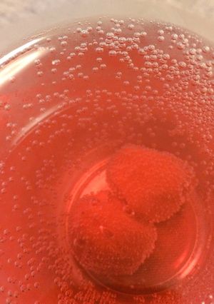 夏バテ解消！梅酢で梅干しソーダ！-レシピのメイン写真