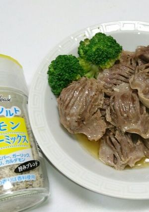 レモンペパーミックスだれで砂肝も蒸し焼き-レシピのメイン写真