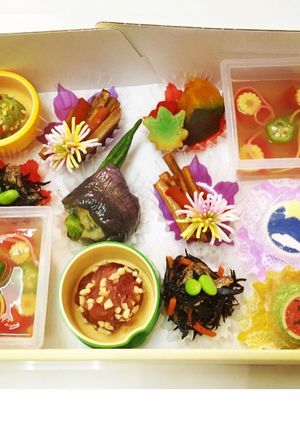 夏の精進折り詰め お盆 お供え 夏弁当-レシピのメイン写真