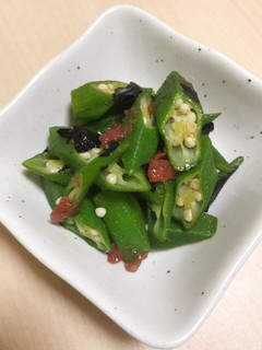 オクラの梅肉和え-レシピのメイン写真