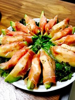 おもてなしに☆アボカド生ハム巻き-レシピのメイン写真